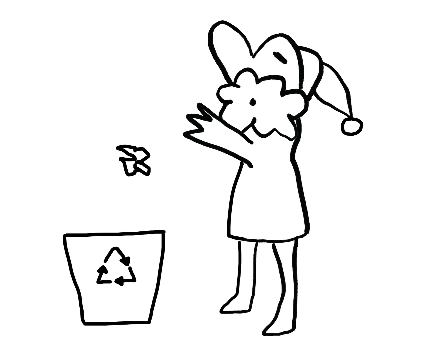 Bad Crackers Mr Klaus logo recycling Christmas crackers correctly